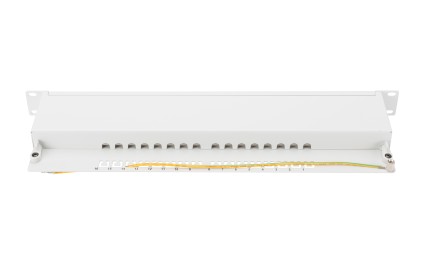 Pannello Patch 19&#34; Schermato Stp 16 Porte 8 Poli Rj45 Per Reti Categoria 5E - 1 Unita&#39;