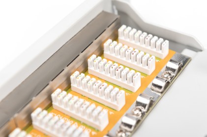 Pannello Patch 10" - 12 Porte Schermate - Categoria 6 Grigio