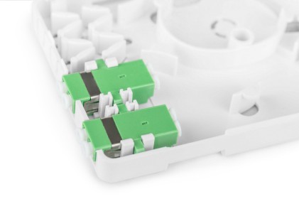 Alloggiamento Ftth Con 2 X Accoppiamenti Lc/Apc Dx