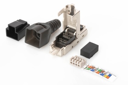 CONNETTORE RJ45 ASSEMBLAGGIO SENZA ATTREZZI CAT 6A