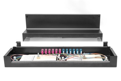 Digitus Box Punto Di Consolidamento Per Moduli Keystone / Accoppiamenti A Fibra Ottica Per 24 X Keystone, 12Xlc Dx