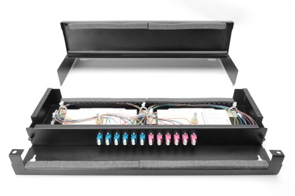 Digitus Box Punto Di Consolidamento Per Moduli Keystone / Accoppiamenti A Fibra Ottica Per 24 X Keystone, 12Xlc Dx