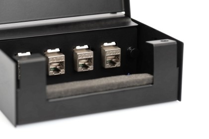 Box Per 4 Porte Rj45 Per Moduly Keystone Consolidation Box