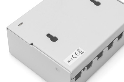 Digitus Desktop Modular Blank Patch Panel, Schermato 6 Porte