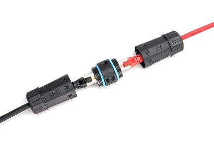 Digitus Collegamento Esterno Cat 6A, Classe Di Protezione Ip68, Collegamento Da Rj45 A Rj45