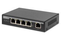 Prolunga Interna Gigabit Poe, 4 Porte, 60 W Estensione 100 M, A Cascata, Autoalimentata