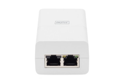 Iniettore Gigabit Ethernet Poe++ 802.3At, 30 W Piccolo Alloggiamento, Bianco