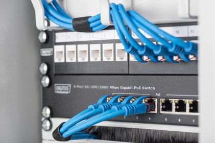 Digitus Switch Gigabit Ethernet Poe, 8 Porte Poe+, 10", Budget Poe Fino A 80 W