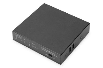 Fast Ethernet Poe Switch 4-Porte Poe + 1-Porta Uplink, 60W Poe Budget