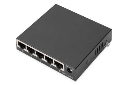Fast Ethernet Poe Switch 4-Porte Poe + 1-Porta Uplink, 60W Poe Budget