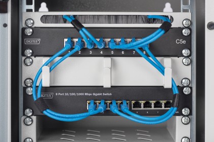 Switch Gigabit Ethernet Poe Gestito L2 8 Porte Poe, 10 Pollici, Budget Poe 80W