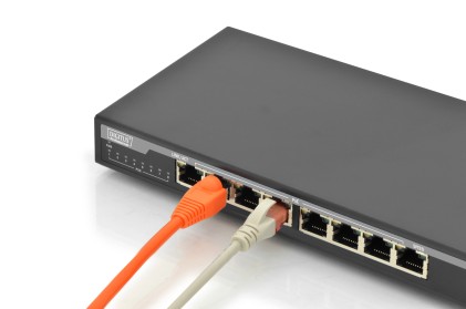 Switch Rete Poe 8 Porte 10/100/1000 Gigabit Digitus