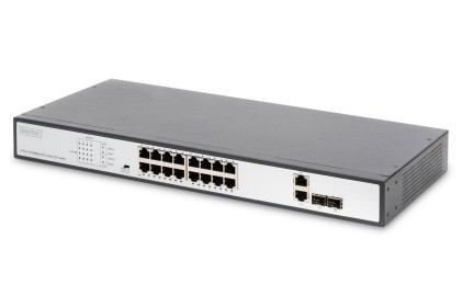 Switch Rete 16 Porte Poe Fast Ethernet 270 Watt Digitus