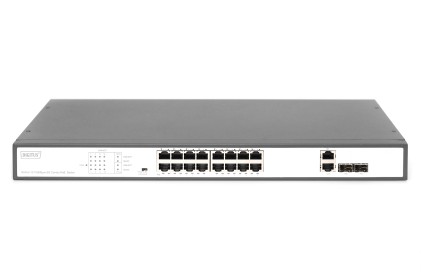Switch Rete 16 Porte Poe Fast Ethernet 270 Watt Digitus