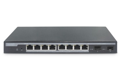 Switch 8 Porte Gigabit Poe Layer 2 Con Due Porte Sfp