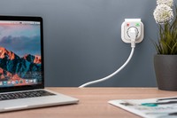 Presa Schuko Con Protezione Contro Gli Sbalzi Approvata Tьv-Gs, Ce-Lvd, Spina Tedesca