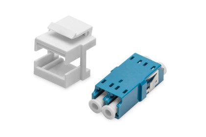 Digitus Adattatore Fibra Ottica Lc/Lc Duplex Singlemode Con Modulo Keystone