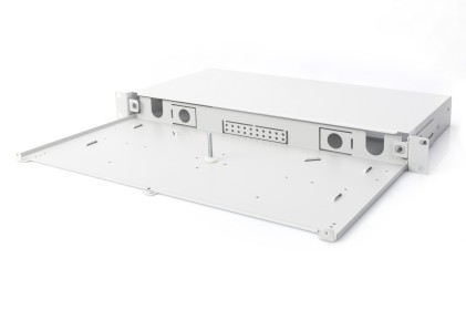 Box Fibra Ottica 1U Installazione Rapida Senza Pannello Frontale Viti Incluse Grigio Ral7035 Digitus