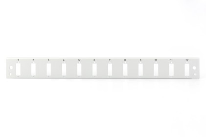 Pannello Frontale Fibra Ottica 1U 12X Sc Dx Verticale Grigio Ral 7035 Digitus