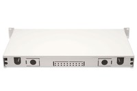 PANNELLO ESTRAIBILE 19" PER FIBRA OTTICA CON 12 CONNETTORI SC DUPLEX OM2