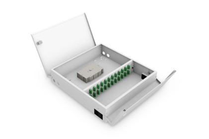 Unibox Fibra Ottica Per Montaggio A Parete 445 X 445 X 95 Mm, Grigio (Ral 7035) Digitus