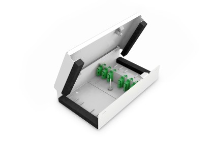 Unibox Fibra Ottica Per Montaggio A Parete 265 X 150 X 55 Mm, Grigio (Ral 7035) Digitus