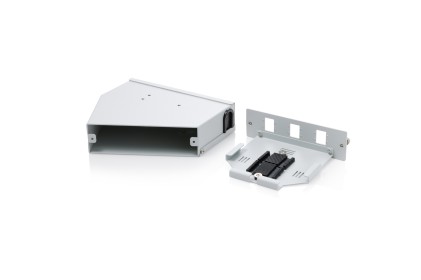 Digitus Distributore Di Giunzioni Su Guida Din Per Fibre Ottiche, Angolare, 6 Sc Sx/Lc Dx, Grigio