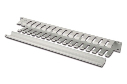 Digitus Pannello Passacavi 1 Unita,Apertura Centrale,Griglia Posteriore,Colore Grigio