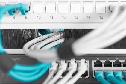 Pannello Di Chiusura Armadio Rack Con Foro Entrata Cavi Protetto Da Spazzola Colore Grigio 1U