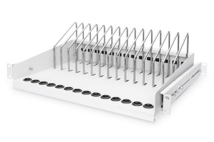 Mensola Estraibile Per Tablet, Portatili, Smartphone 175X483X340 Mm, Grigio (Ral 7035)