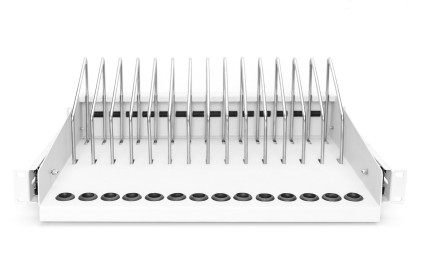 Mensola Estraibile Per Tablet, Portatili, Smartphone 175X483X340 Mm, Grigio (Ral 7035)