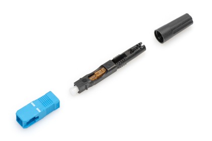 Confezione 10 Connettori Fibra Ottica Sc/Upc Installazione Rapida