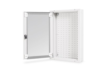 Armadio Home Porta Vetro 600X400X100 Mm Colore Grigio Digitus