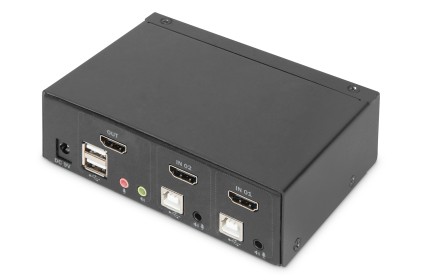 Switch Kvm 4 Porte 4K, 1 Schermo Hdmi Usb