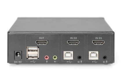 Switch Kvm 4 Porte 4K, 1 Schermo Hdmi Usb