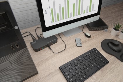 Switch Kvm, 2X1 Hdmi, Hdmi Out, Usb, 4Kx2K@60Hz