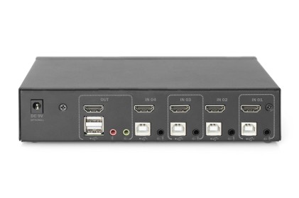 Switch Kvm 4 Porte 4K, 1 Schermo Hdmi<Sup>®</Sup> Usb