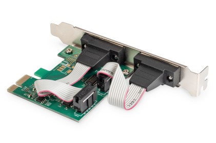 Scheda Pci Express Con 2 Porte Seriali 9 Poli