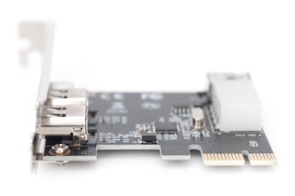 Scheda Aggiuntiva Pci Express 2+1 Porta Firewire Ieee1394A Con Staffa Normale + Low Profile