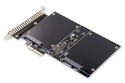 Digitus Scheda Add-On Sata Iii Raid Pci Express 2.5" Hdd / Ssd, 2 Porte