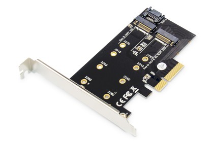 Scheda Add-On M.2 Ngff/Nvme Ssd Pciexpress Supporta Chiavi B, M E B+M, Dimensioni 80, 60, 42 E 30 Mm