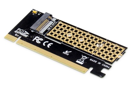 M.2 Nvme Ssd Scheda Add-On Pciexpress Da 16 Supporta Key M, Dimensioni 80,60,42 E 30Mm