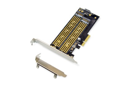 Scheda Add-On M.2 Ngff/Nvme Ssd Pci-Express Supporta Chiavi B, M E B+M, Dimensioni Da 30-110Mm