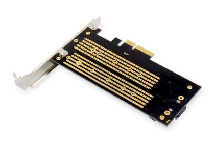 Scheda Add-On M.2 Ngff/Nvme Ssd Pci-Express Supporta Chiavi B, M E B+M, Dimensioni Da 30-110Mm