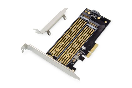 Scheda Add-On M.2 Ngff/Nvme Ssd Pci-Express Supporta Chiavi B, M E B+M, Dimensioni Da 30-110Mm