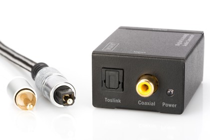 Convertitore Audio Digitale Toslink-Coassiale A Analogico Rca