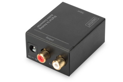 Convertitore Audio Digitale Toslink-Coassiale A Analogico Rca