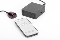 COMMUTATORE TOSLINK PER 4 DISPOSITIVI (DVD, CONSOLE ETC) CON 1 IMPIANTO AUDIO TOSLINK