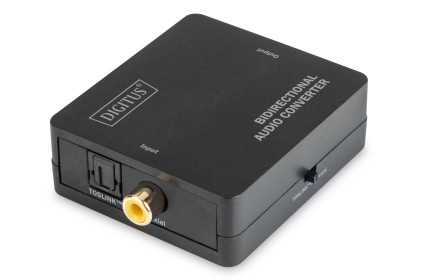 Convertitore Audio Bidirezionale Coassiale/Toslink, Digitale/Analogico
