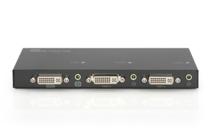 Video/Audio Splitter Dvi Per 1 Pc E 2 Monitor/Casse
